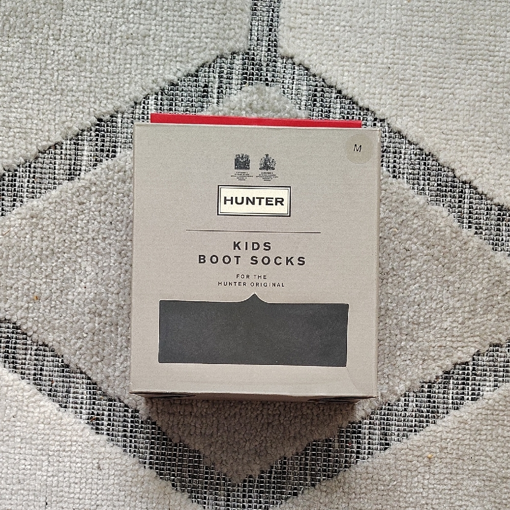 Hunter Kids Boot Socks - BNIB Black
